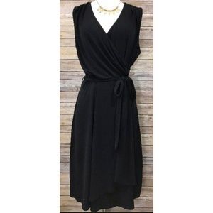 41 hawthorn tristana essential knit faux wrap dress
